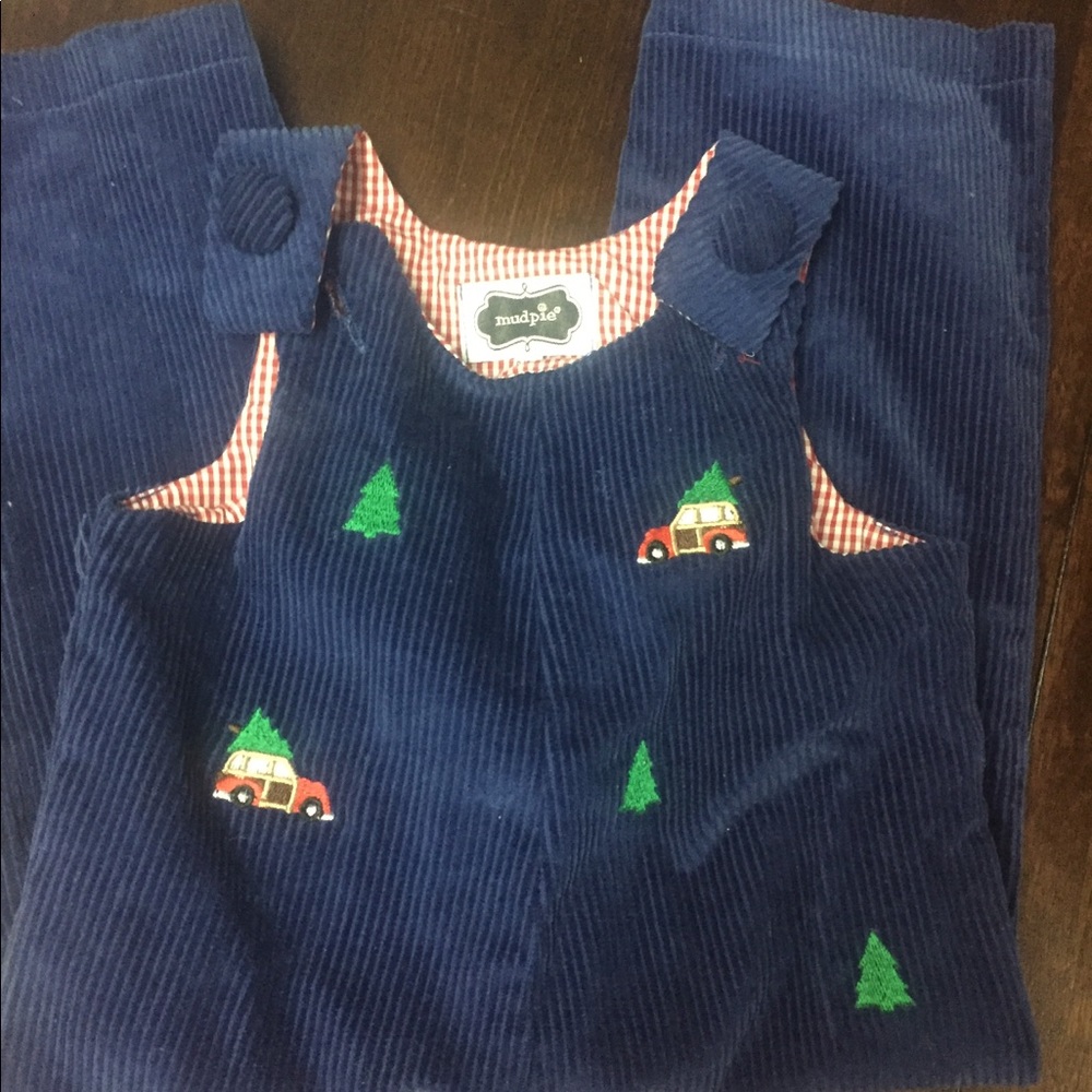Mud pie truck long overalls